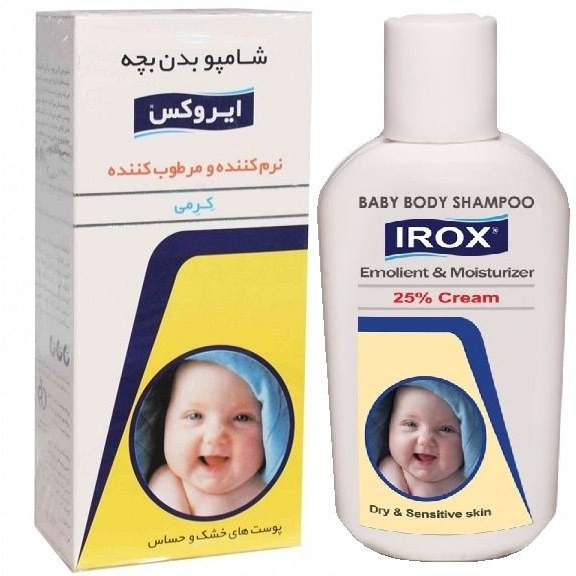 شامپو بدن بچه کرمی ایروکس