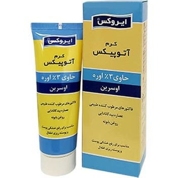 کرم آتوپیکس مناسب برای رفع خشکی و پوست ریزی اطفال حاوی ۳ درصد اوره ایروکس