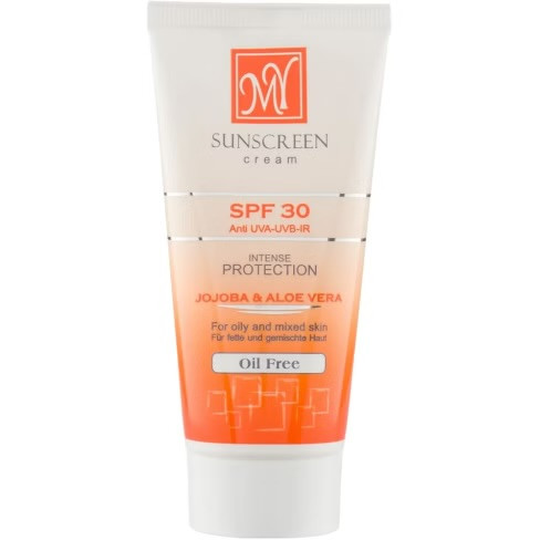 کرم ضد آفتاب با SPF 30 فاقد چربی مناسب پوست های چرب و مختلط مای