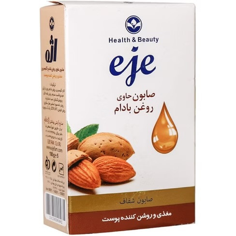 صابون حاوی روغن بادام و گلیسیرین اژه ۱۰۰ گرم