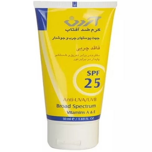 کرم ضد آفتاب فاقد چربی با SPF ۲۵ آردن