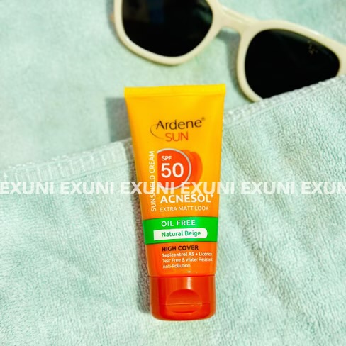 کرم ضد آفتاب فاقد چربی بژ طبیعی با SPF ۵۰ آردن