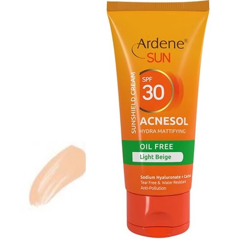 کرم ضد آفتاب فاقد چربی بژ روشن با SPF 30 آردن